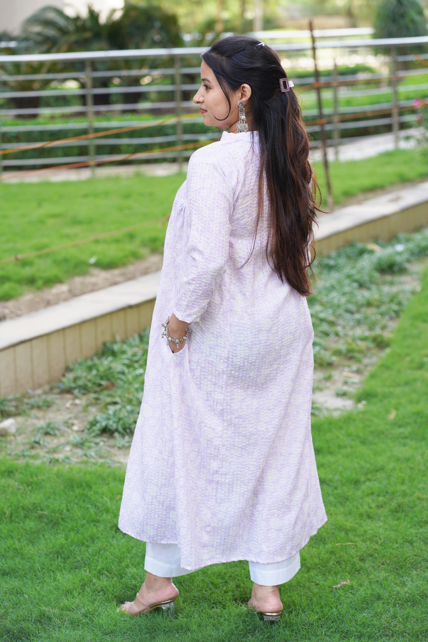 Indian Flared Kurti Designer Anarkali Gown Partywear